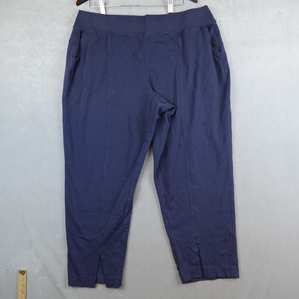 Pact Wide Leg Pants in Navy Blue
